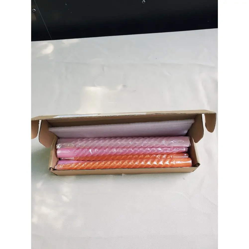Spiral Taper Candles Set of 8 10